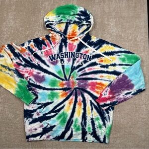 Empyre Men's Urban Tie Dye Pocket Hooded Hoodie Sweatshirt Size L